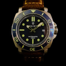 Load image into Gallery viewer, The Turquesa Blue (brown leather)