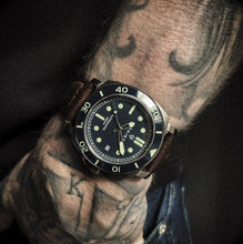 Load image into Gallery viewer, The Turquesa Blue (brown leather)