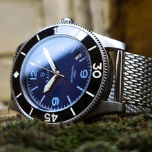 Load image into Gallery viewer, Fifty-Five Steel (Blue Dial)
